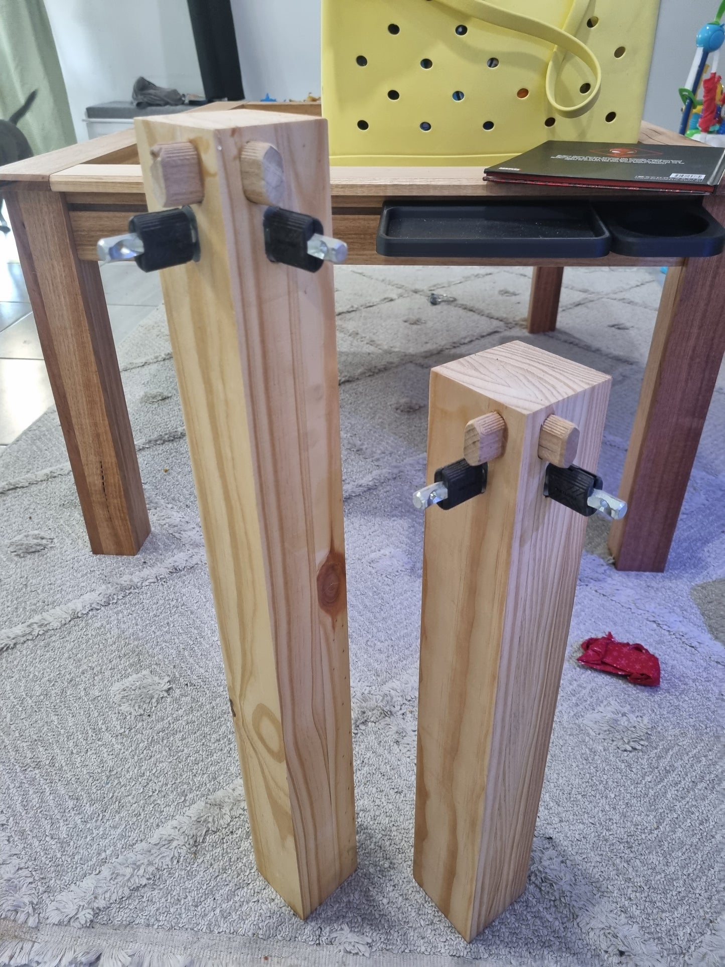 The Nesting System - Modular Pine Table Legs – Set of 4